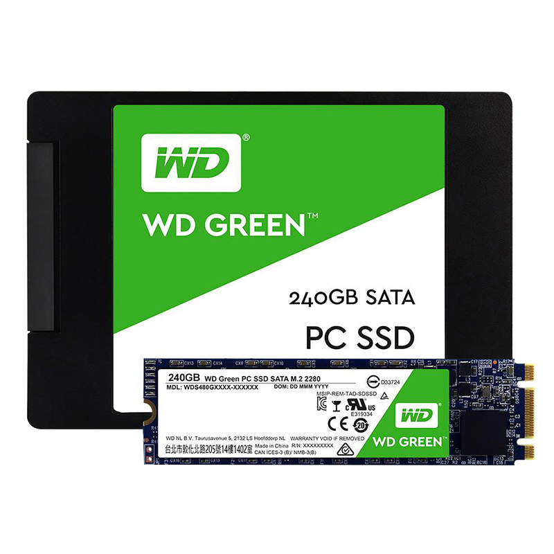 西部数据 wds240g1g0a green系列240gb固态硬盘ssd 2.5英寸7mm