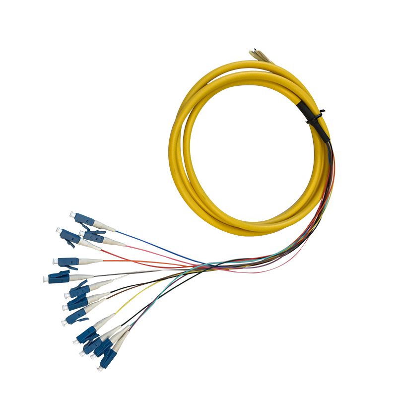 益初lc/upc 0.9单模光纤尾纤(束状尾纤)ycf-lc-s-1 黄色 1.5米