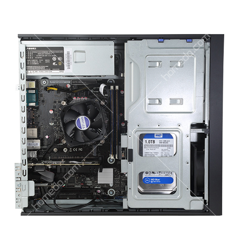 清华同方 超扬a5500 台式办公电脑整机 g4400 4g 1t 单主机