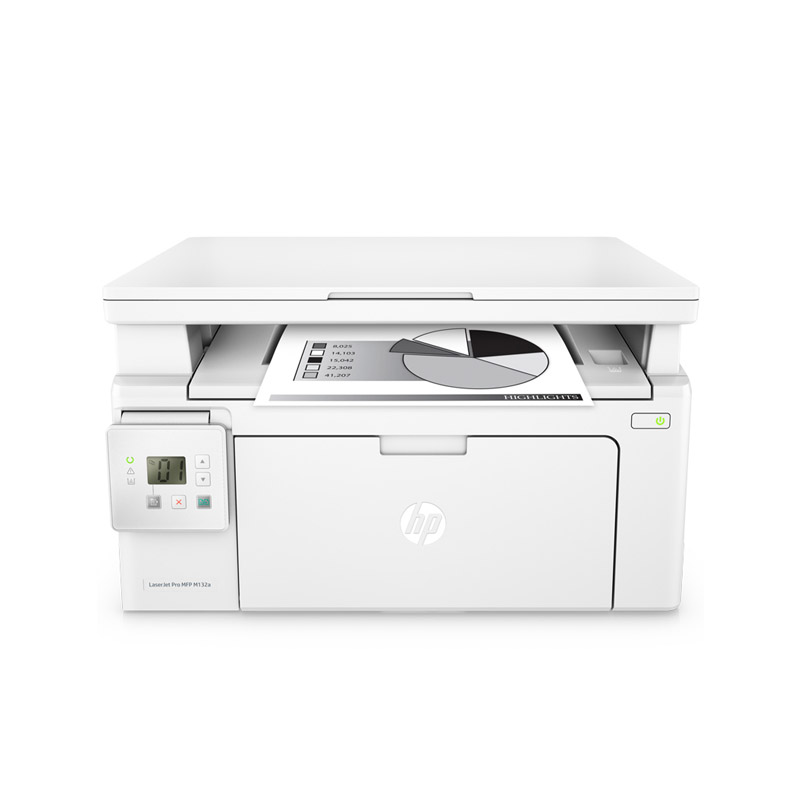 惠普(hp laserjet pro mfp m132a激光多功能一体机