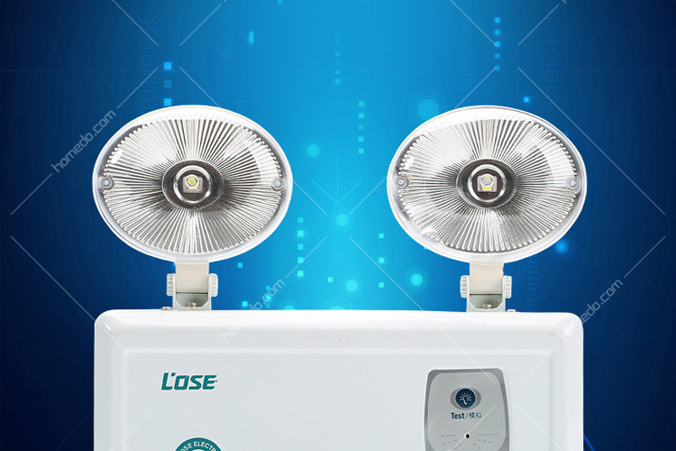 劳士led双头消防应急照明灯l1200 5w