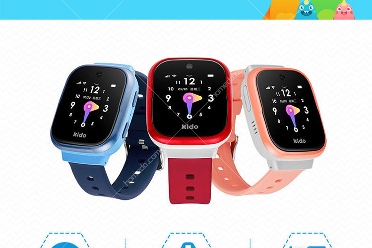 kido 智能儿童电话手表f2 普蓝色
