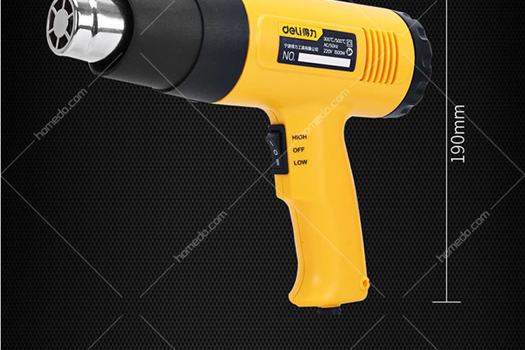 得力(deli)1000-1500w热风枪 dl5200