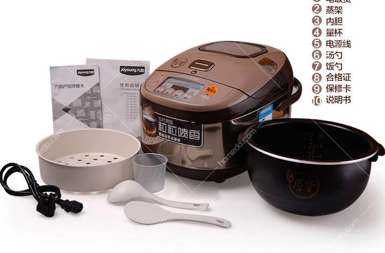 九阳(joyoung)jyf-40fs22 智能电饭锅4l原釜内胆可预约电饭煲