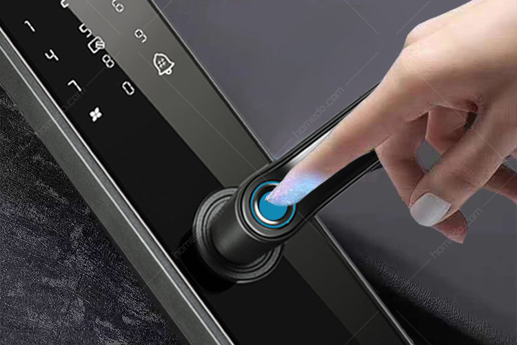 铁狮东尼(tieshidongni)ts500 指纹智能锁 支持app刷卡 磨砂灰