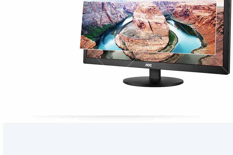 冠捷(aoc) e2270swn5 21.5英寸宽屏led背光液晶显示器 黑