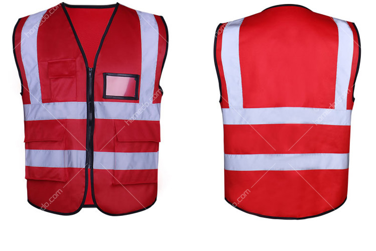 沪珀hp-002#荧光红反光背心xl码