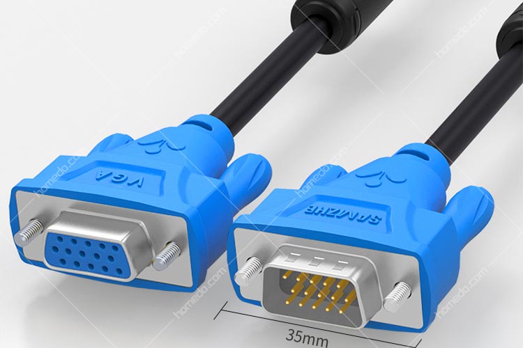 山泽 VF-1050 高清VGA延长线vga3+6VGA公对母连接线针/孔 5米_报价_价格_山泽音视频线材批发采购_河姆渡B2B电子商务平台