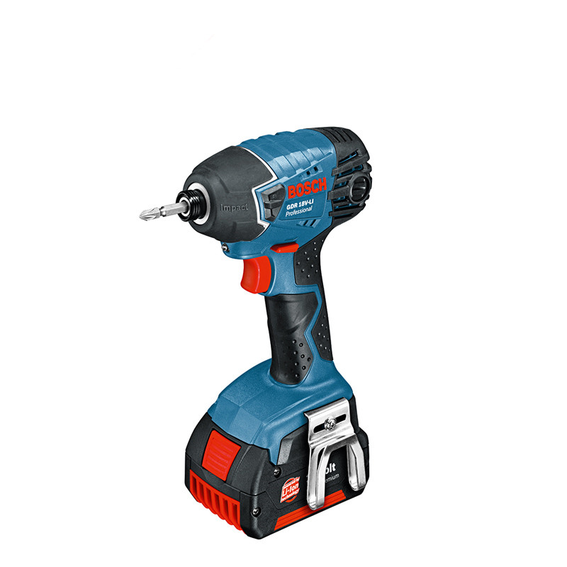 博世(bosch) 充电冲击起子 gdr18v-li 电动工具机 扭力多功能家用 2电