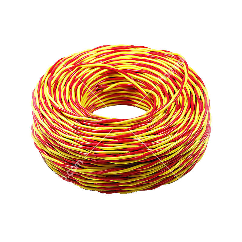 无锡华美 rvs2*1.5 红蓝色 软芯电线 100m成卷