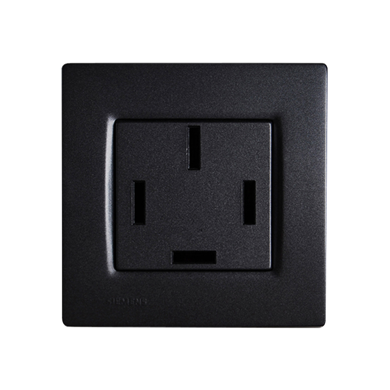 西门子(SIEMENS)灵动Vega系列25A<em style='color:red'>三相四孔</em><em style='color:red'>插座</em>金属黑图片