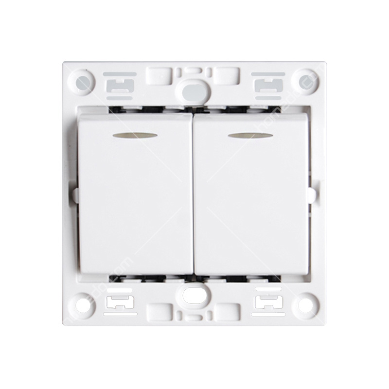西门子(SIEMENS)灵动Vega系列<em style='color:red'>二位</em><em style='color:red'>单控带荧光开关</em>雅白色图片
