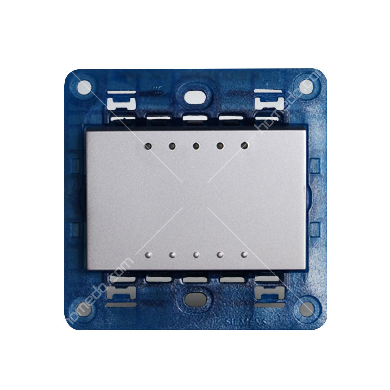 西门子(SIEMENS)灵致azio系列<em style='color:red'>一位</em><em style='color:red'>单控带</em>LED<em style='color:red'>开关</em>金属<em style='color:red'>银</em>图片