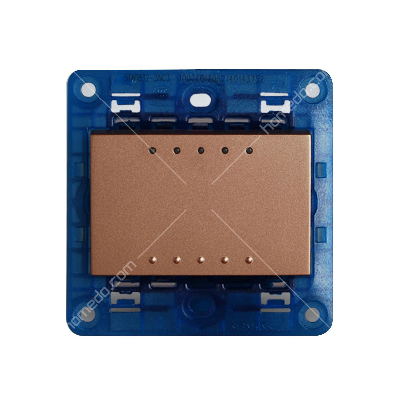 西门子(SIEMENS)灵致azio系列<em style='color:red'>一位</em><em style='color:red'>单控带荧光开关</em>香槟金图片