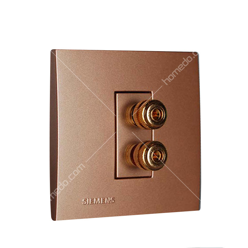 西门子(SIEMENS)<em style='color:red'>灵致</em>azio系列<em style='color:red'>双接线柱</em><em style='color:red'>音响插座</em>香槟金图片