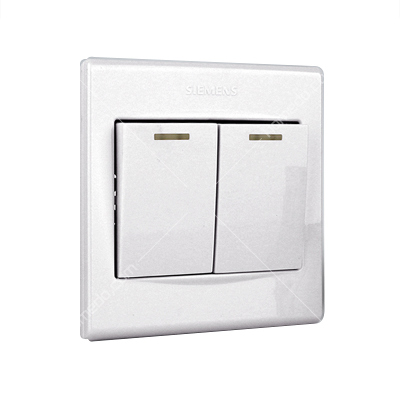 西门子(SIEMENS)品宜ocero系列<em style='color:red'>二位</em><em style='color:red'>单控带荧光开关</em>图片