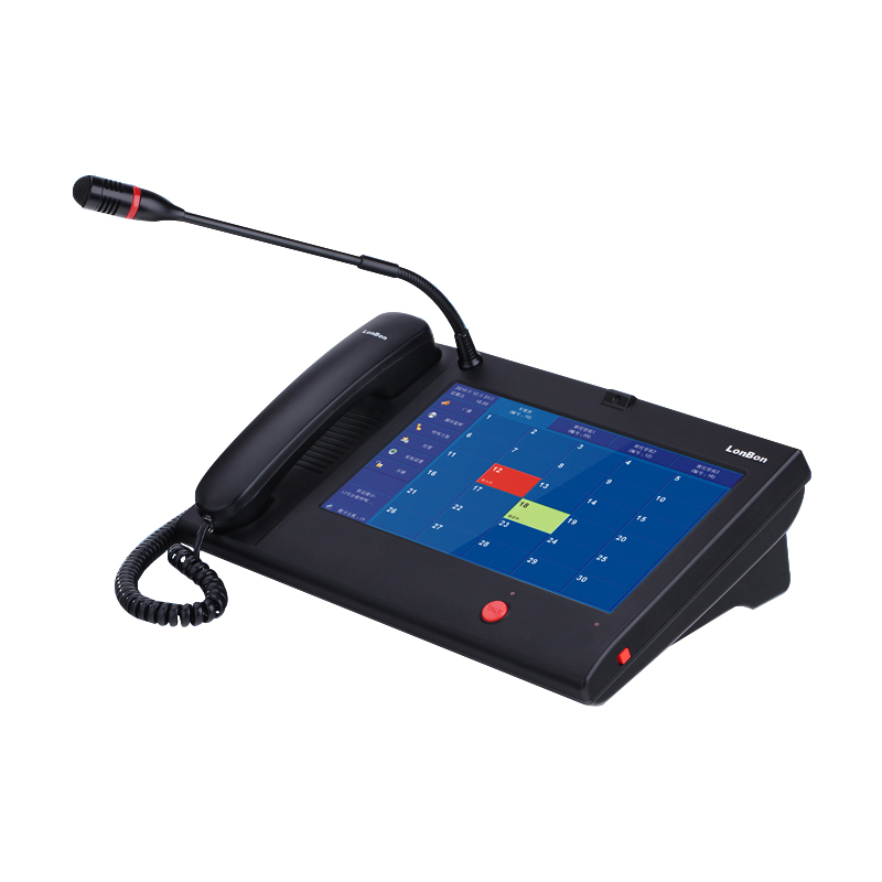 来邦(lonb on)nls-30 一键式报警监控对讲(ip网络)30路可视对讲主机