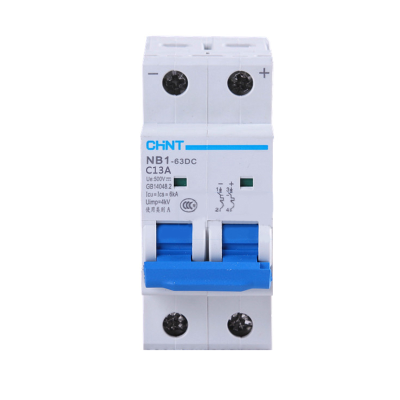 正泰(CHNT)NB 1-63DC系列C型<em style='color:red'>直流</em><em style='color:red'>断路器</em> 13A2P DC500V 6kA(R)图片