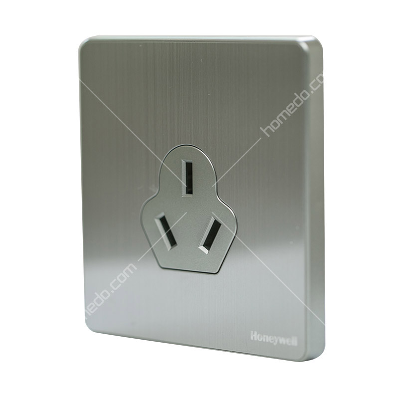 霍尼韦尔(HONEYWELL)HUS163 优雅系列开关<em style='color:red'>插座</em> 拉丝<em style='color:red'>银</em>16A三孔插(空调<em style='color:red'>插座</em>)图片