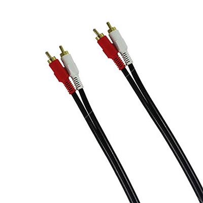 迹智 lclar-0.5m-001 双莲花音频线音频连接线镀金头rca音频红白 0.