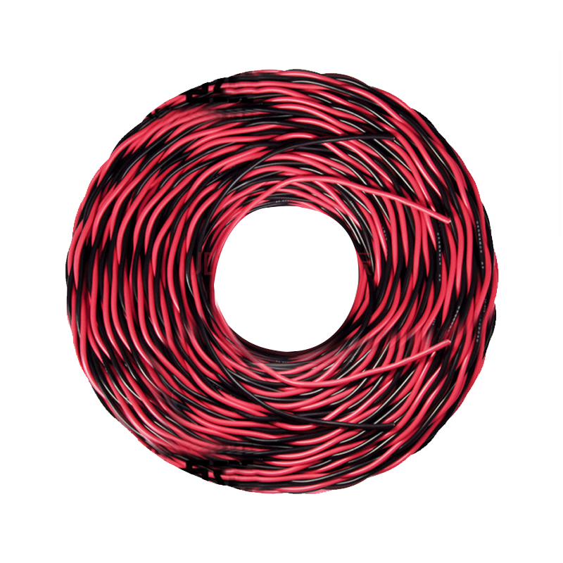 爱谱华顿(AIPU)ZR-RVS2*2.5 两芯<em style='color:red'>阻燃</em>对<em style='color:red'>绞</em>软电缆 红黑 200米/卷图片