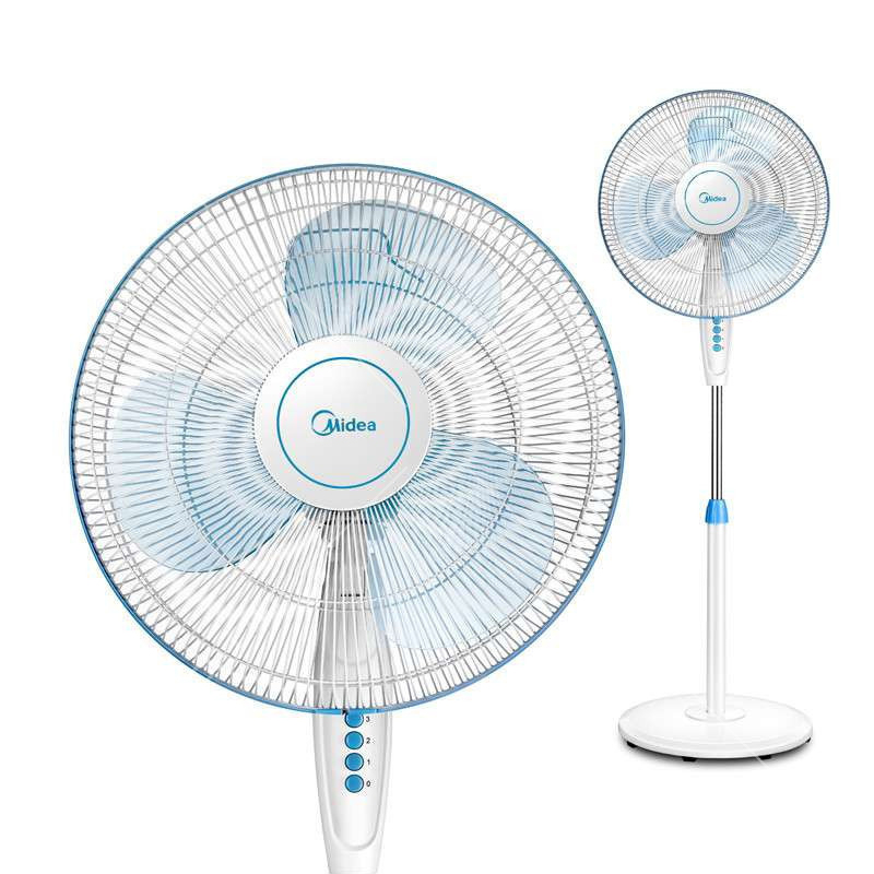 美的midea 三叶机械式摇头落地扇电风扇 fs40-11l1