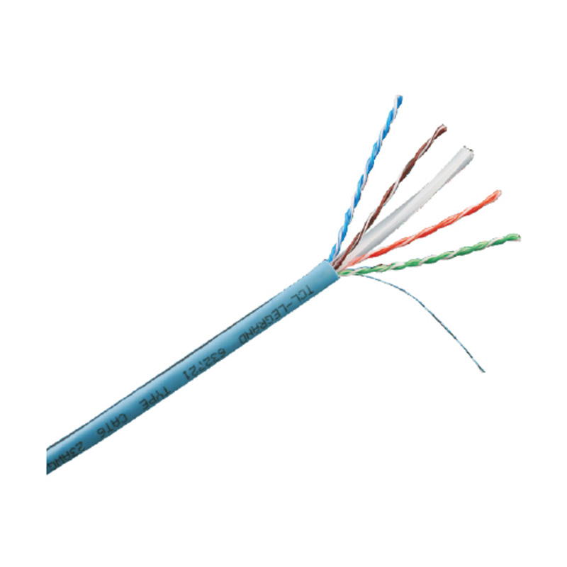 罗格朗(legrand)六类4对非屏蔽pvc双绞线 浅蓝色 305米/箱 632720