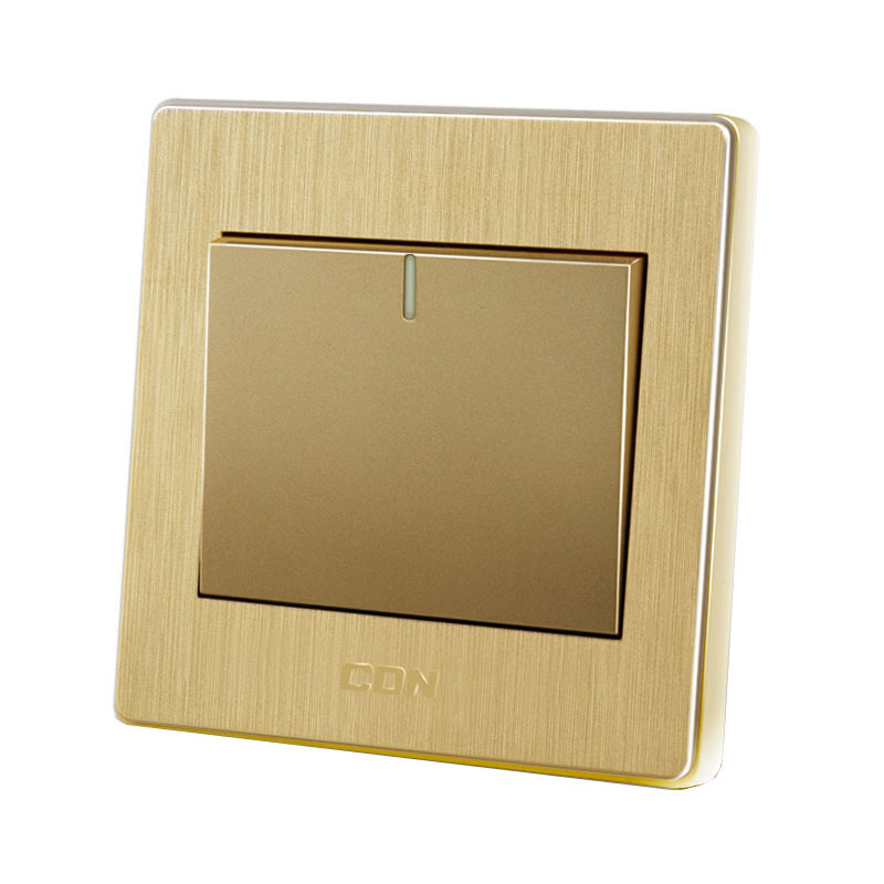 西顿电工(CDN)i3系列<em style='color:red'>开关</em>插座3D拉丝香槟金<em style='color:red'>一位</em><em style='color:red'>多控</em>10A250V<em style='color:red'>大跷板开关</em> i3-K014图片