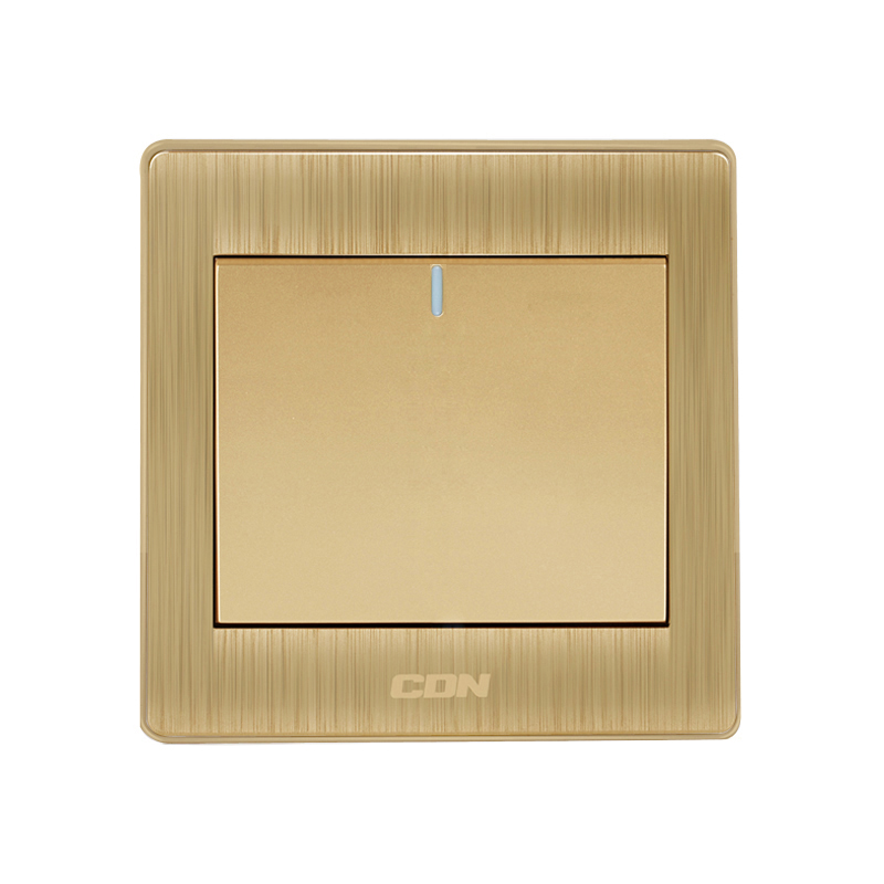 西顿电工(CDN)i3系列<em style='color:red'>开关</em>插座3D拉丝香槟金一位<em style='color:red'>单控</em><em style='color:red'>10A250V</em>大跷板<em style='color:red'>开关</em> i3-K011图片