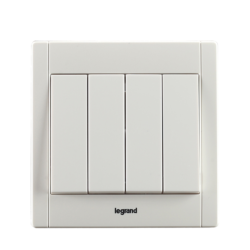 罗格朗(legrand)美涵系列白色X<em style='color:red'>四位</em><em style='color:red'>单控</em>_10A<em style='color:red'>开关</em> ERN34/1/2D图片