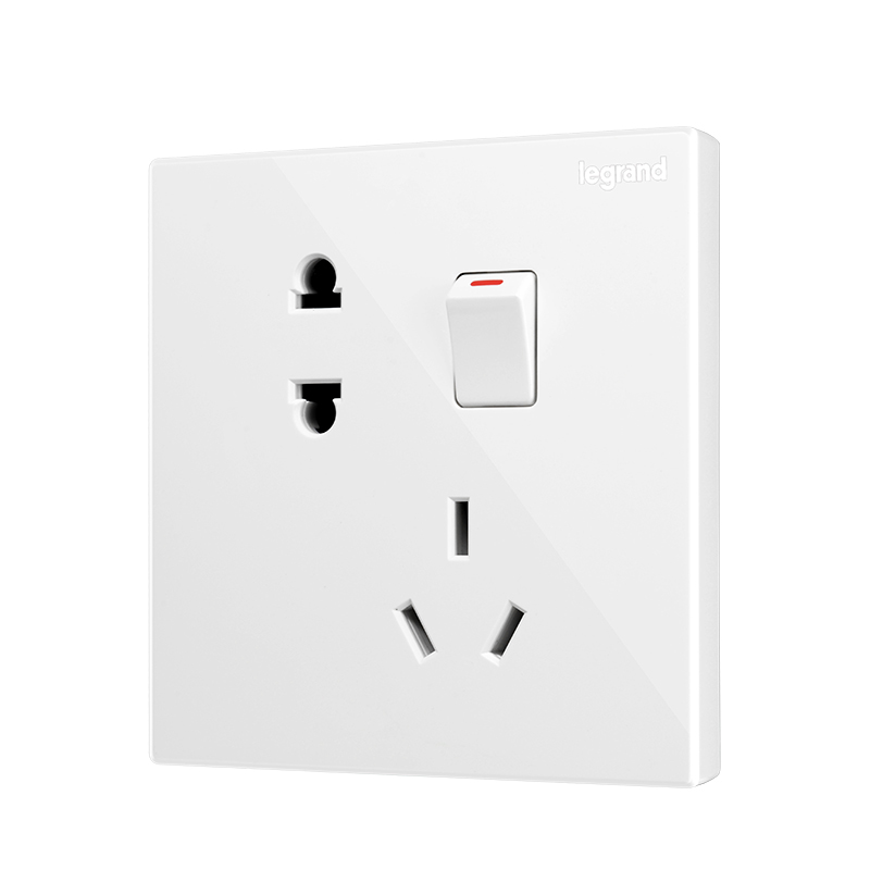 罗格朗(legrand)仕典系列玉兰白K8一开<em style='color:red'>五孔插座</em> K8/15/<em style='color:red'>10</em>USL图片