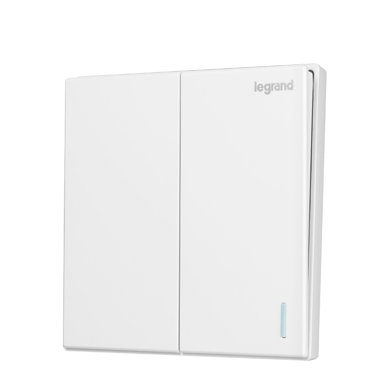 legrand罗格朗仕典系列玉兰白K8 二位<em style='color:red'>双控开关</em>(<em style='color:red'>带荧光</em>) K8/32/2/3CE图片