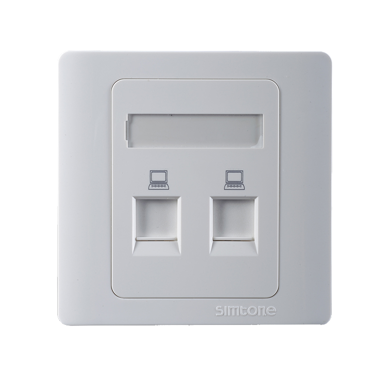 西蒙电气(SIMON)G55228S <em style='color:red'>二位</em><em style='color:red'>信息插座</em>图片