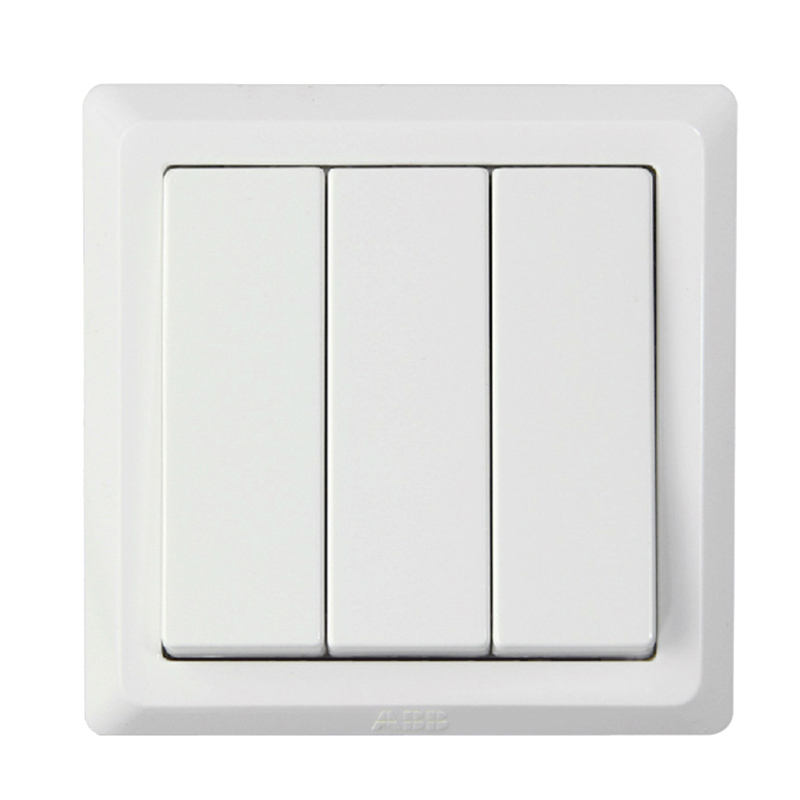 ABB 德逸系列<em style='color:red'>开关</em>插座 白色<em style='color:red'>三位</em><em style='color:red'>单控开关</em><em style='color:red'>10AX</em> AE103图片
