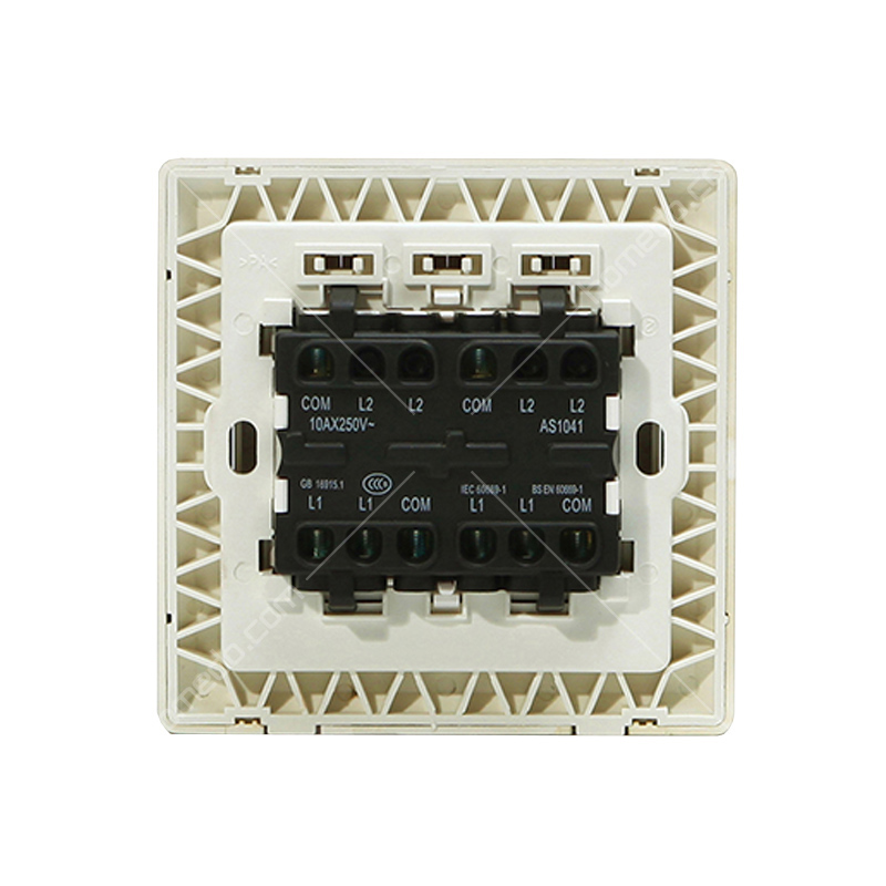 ABB 德逸系列<em style='color:red'>开关</em>插座 金色<em style='color:red'>四位</em><em style='color:red'>单控开关</em><em style='color:red'>10AX</em> AE104-PG图片