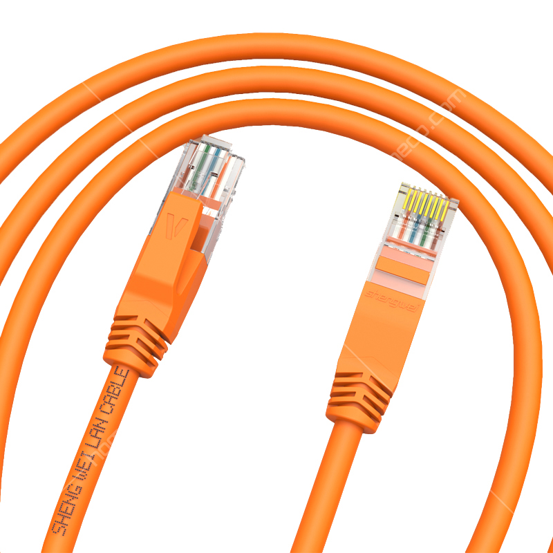 胜为lc-2020d 超五类非屏蔽网络跳线 橙色 2米
