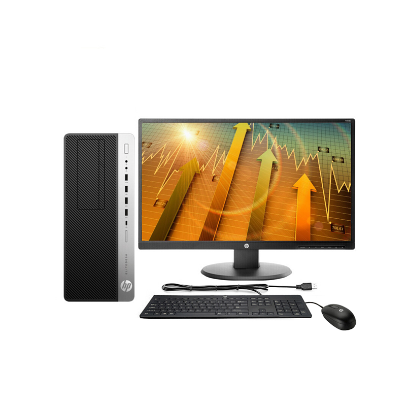 惠普(hp) 600 g3 mt 21.5英寸台式机i3-7100 4g 128g 1tb d刻 w10