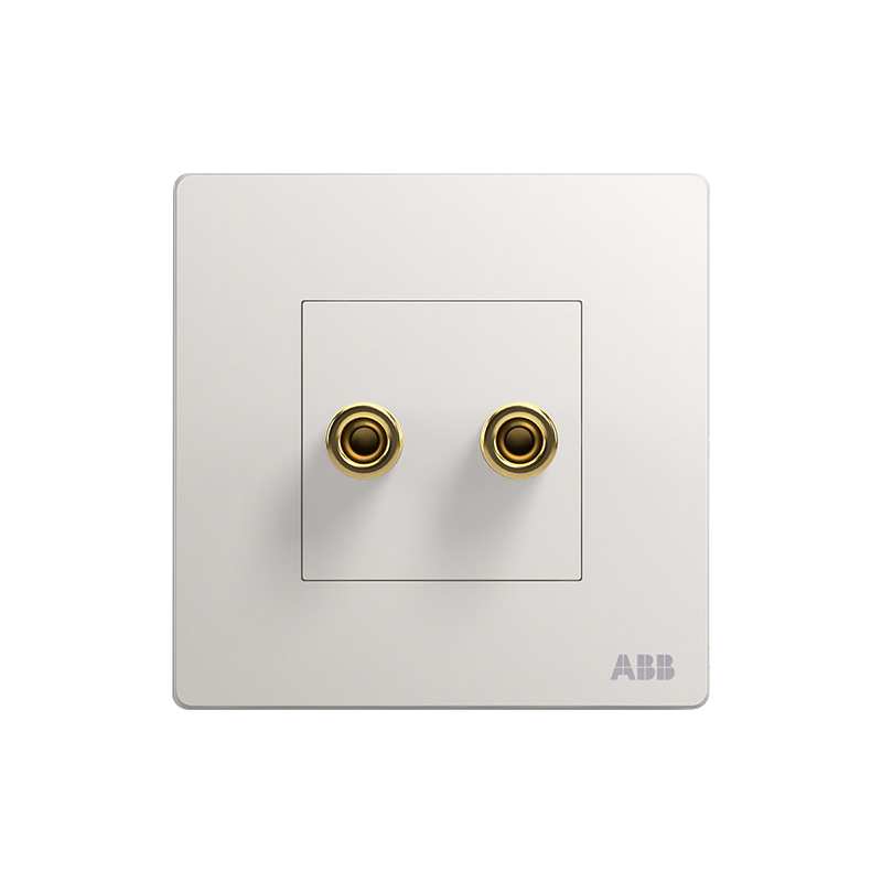 ABB 轩致系列开关<em style='color:red'>插座</em> 雅白色<em style='color:red'>二位</em><em style='color:red'>音响</em><em style='color:red'>端子</em><em style='color:red'>插座</em> AF341图片