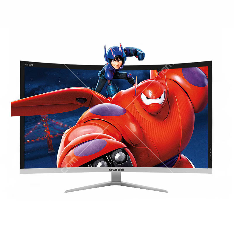 greatwall长城 32cl36vrdif 31.5英寸显示器曲屏 白色