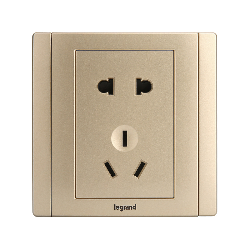 罗格朗(legrand)美涵<em style='color:red'>连体</em>二三<em style='color:red'>10</em>A<em style='color:red'>插</em>座烁金 ERN426-<em style='color:red'>10</em>USL-C2Z图片
