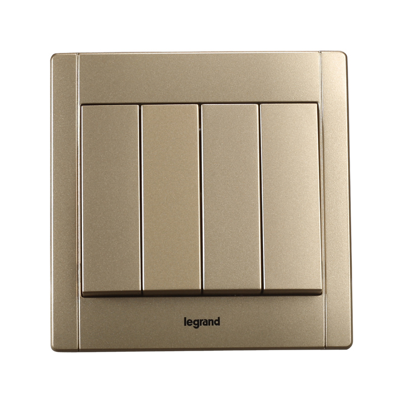 罗格朗(legrand)美涵四<em style='color:red'>开单</em>控10AX<em style='color:red'>开关</em>烁金 ERN34/1/<em style='color:red'>2</em>D-C<em style='color:red'>2</em>图片