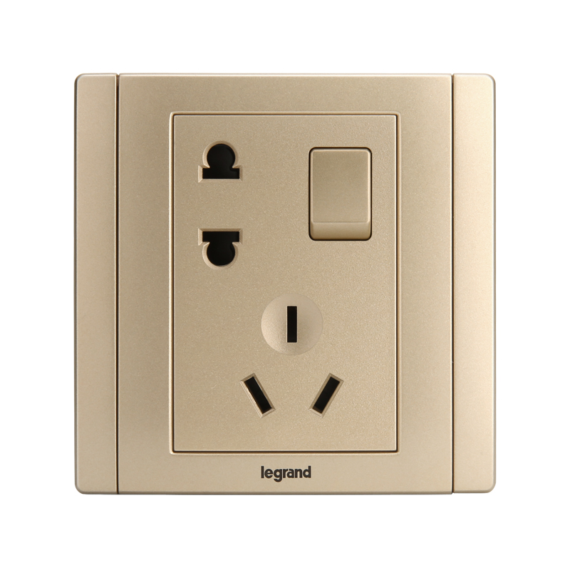 罗格朗(legrand)美涵带双控<em style='color:red'>10</em>A开关<em style='color:red'>连体</em>二三<em style='color:red'>插</em>座烁金 ERN25/<em style='color:red'>10</em>USL-C2Z图片