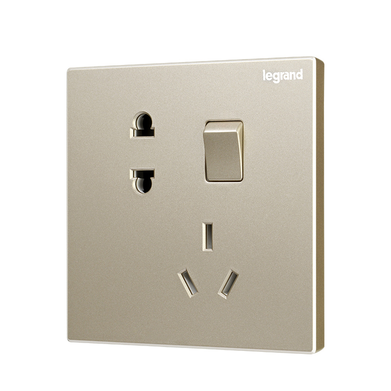 罗格朗(legrand)仕典连体<em style='color:red'>带双控</em><em style='color:red'>10A</em><em style='color:red'>开关</em>二<em style='color:red'>三插</em>米兰金 K8/25/<em style='color:red'>10</em>USLC2图片
