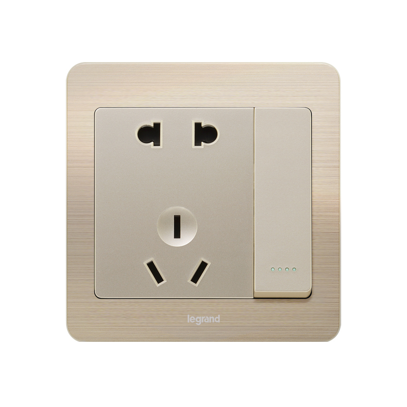 罗格朗(legrand)逸典细金纹<em style='color:red'>连体</em>带<em style='color:red'>10</em>A开关二三<em style='color:red'>插</em>座 V8/15/<em style='color:red'>10</em>USL-C1图片