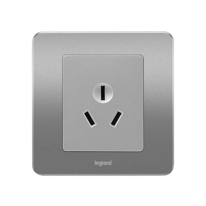 罗格<em style='color:red'>朗</em>(legrand)逸典醇砂钢三扁16A<em style='color:red'>插座</em> V8/426/15CS图片