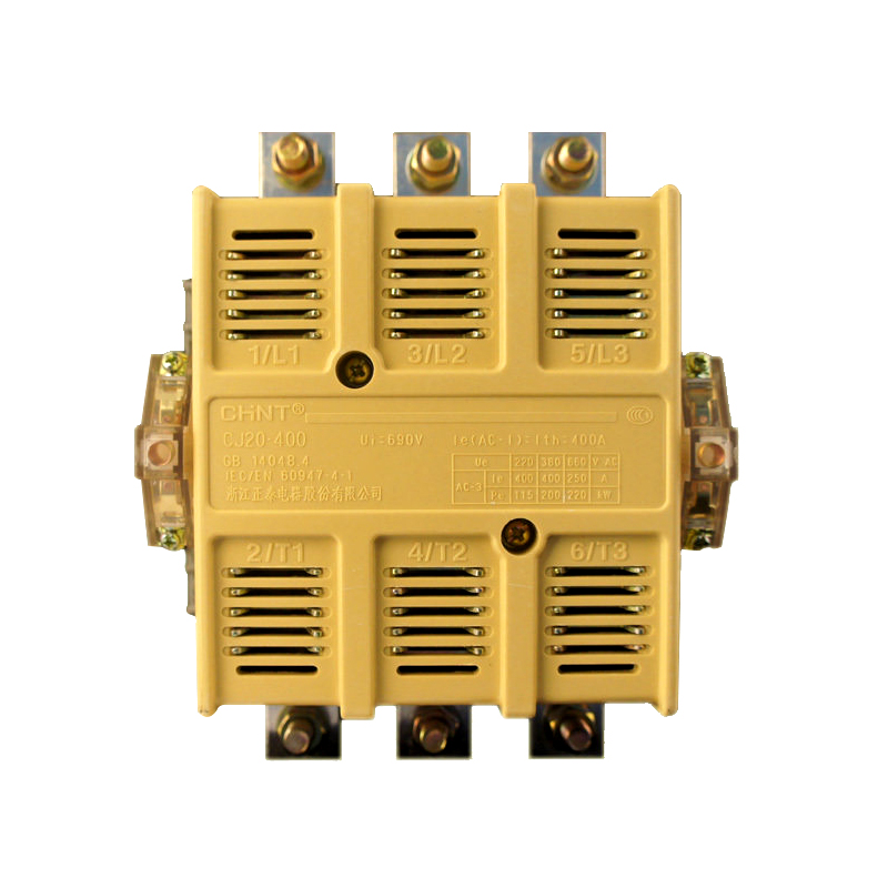正泰(CHNT)CJ20系列交流接触器 400A220V辅助触头四<em style='color:red'>常开二</em><em style='color:red'>常闭</em>图片