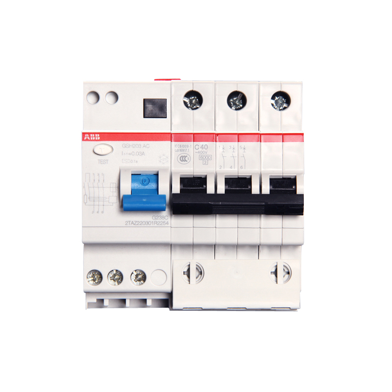 ABB GSH200系列<em style='color:red'>漏电断路器</em>C型<em style='color:red'>3</em>P40A GSH203AC-C40图片