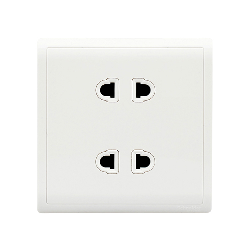 施耐德(Schneider)丰尚系列开关插座 白色<em style='color:red'>四孔</em><em style='color:red'>10</em>A插座图片