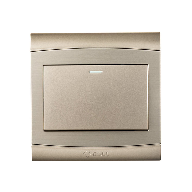 公牛(bull) g19系列一开双控面板 g19k112yu6 金色
