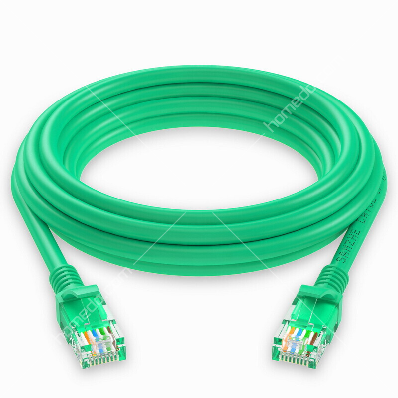 山泽gr-515 超五类utp网络跳线cat5e网线 绿色 15m